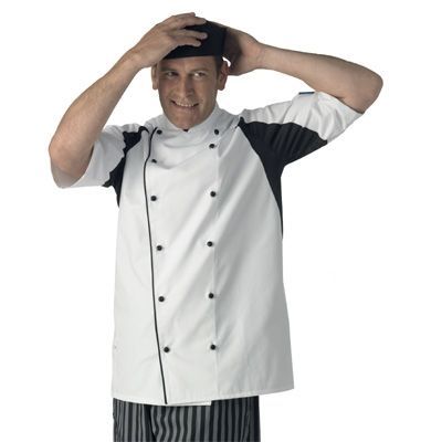 New le chef staycool jacket kitchen whites size large 