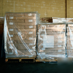 Shoplet select 2 mil clear pallet covers 51 x 49 x 73