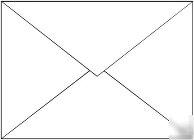 5 x 7 white envelopes (250 count)
