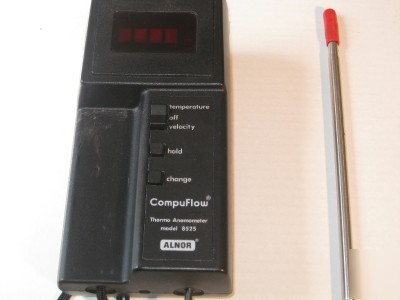 Alnor compuflow thermoanemometer model 8525