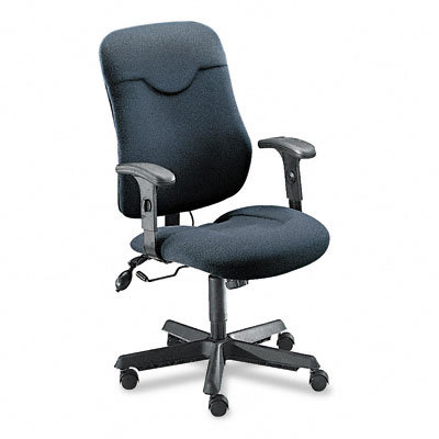 Comfort sers exe posture swivel/tilt chair gray fabric