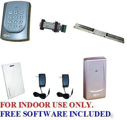 Double door access control kit with dual 600LB lock