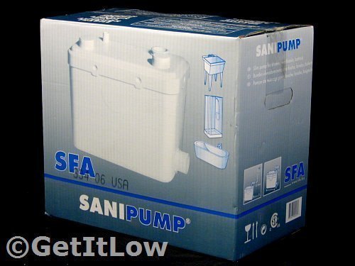 Saniflo sanipump gray waste water pump bathroom grey