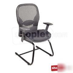Space mesh guest chair 2714X2512X41 black