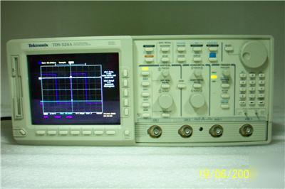 Tektronix TDS524A 500 mhz color digitizing oscilloscope