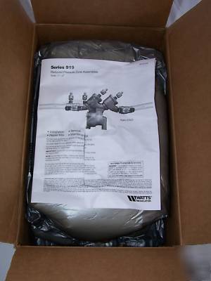 Watts 919 reduced pressure zone assembly , 1 inch