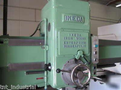  beautiful ikeda radial drill model # rm-1300 4' x 13