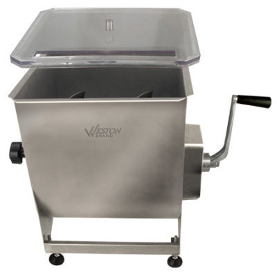 Weston series stainless steel 44LBS manual meat mixer