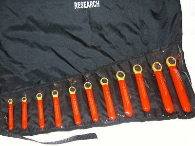 New 11-pc 1000 volt insulated box-end wrench set