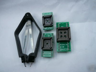 New adapter kit PLCC28 PLCC32 PLCC44 > DIP24, 32 & 40 