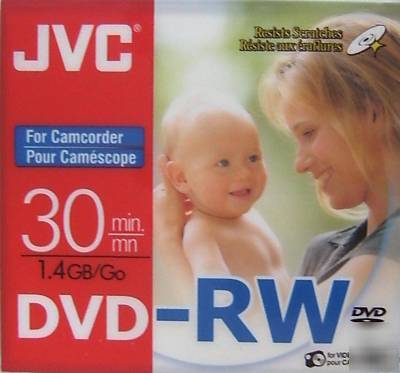New jvc mini (8CM) dvd-rw blank dvd 