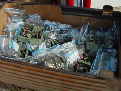 New large lot of strippit punch & die tooling 2000LBS