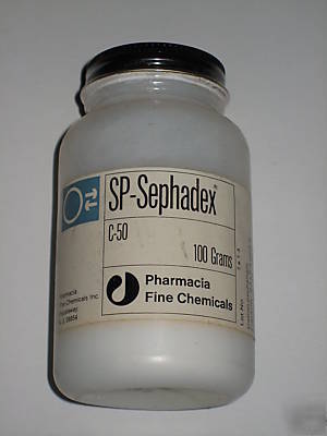 Sp-sephadex c-50, 100G cation exchanger, sealed 