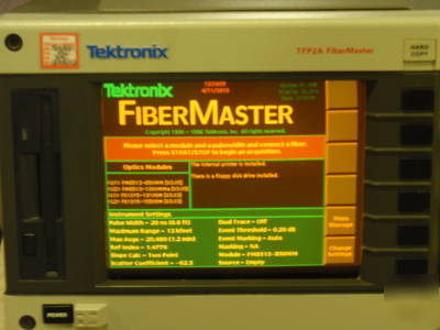 Tektronix TFP2A fibermaster otdr fiber optic tester