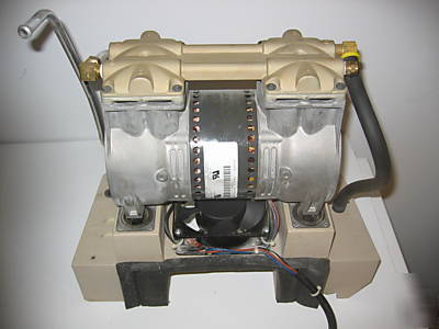 Thomas compressor vacuum pump 2619 2639 with fan aerate