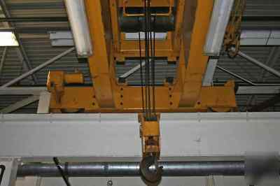 15 ton x 32' zenar double girder overhead bridge crane