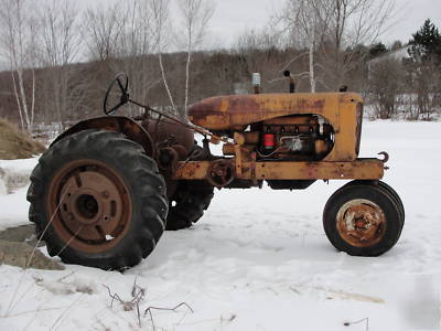 Allis chalmers wc 1947 complete tractor runs great .