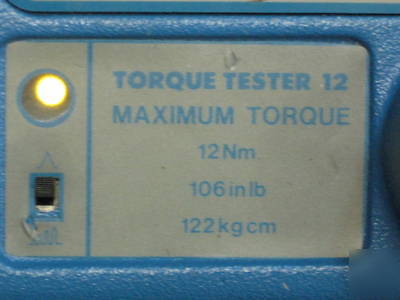 Crane electronics torque tester 12 tested & calibrated