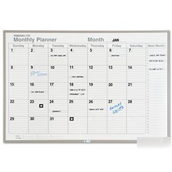 New magnalite monthly planning board with magnetic a...