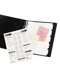 6 avery worksaver pocket dividers with insertable tabs 