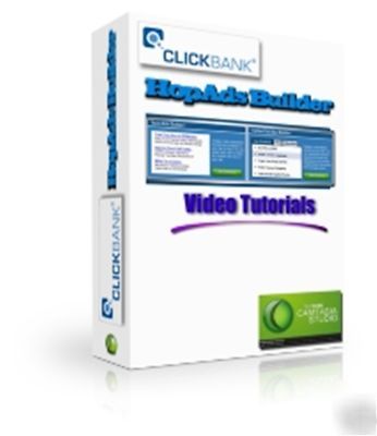 Clickbank hopad builder - video tutorials 