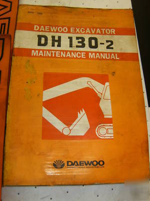 Daewoo excavator manuals DH130-2 