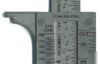 New burndy wire-mike stainless wire & pipe micrometer