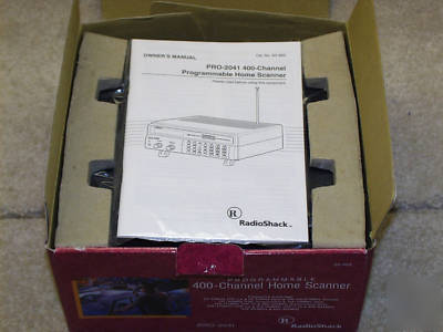 Radio shack pro-2041 desktop 400 channel scanner unused