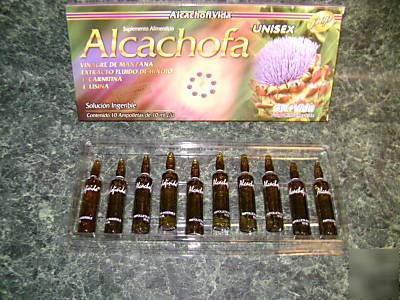 Alcachofa* artichoke ampoules*wholesale price* 44 boxes