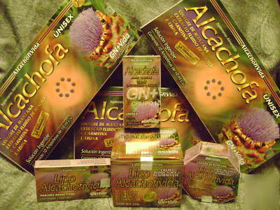 Alcachofa* artichoke ampoules*wholesale price* 44 boxes