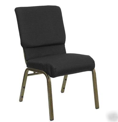 Church chairs fabric w/ metal frame any color stackable