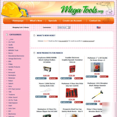 Established turnkey tools website business for sale