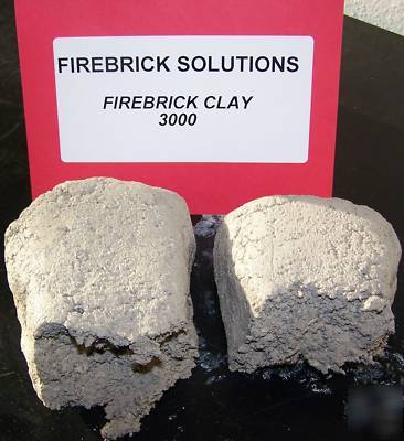 Firebrick refractory clay 3000 - 25# bag