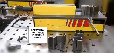 New 10 ton portable horizontal press bender must see 