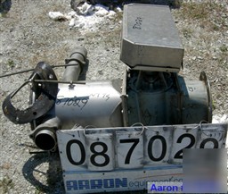 Used: semco rotary valve, model obrv-02, cast iron hous