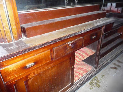 Vintage back and front bar with mirrors