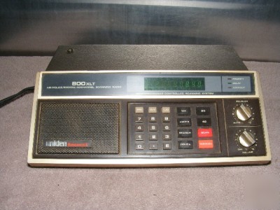 Vintage uniden bearcat bc 800XLT police fire scanner