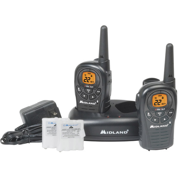 Midland LXT380VP3 x-tra gmrs 2 way radio pack 24 mile