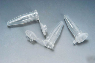 New 1.5ML micro centrifuge tube, autoclavable, 500/bag