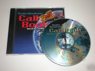 Radio amateur call book winter 2001 windows pc cd-rom