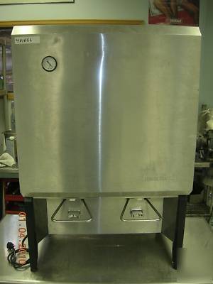 Silver king double valve refrigerated milk dispenser