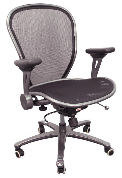 Silver vein mesh ergonomic computer office desk chair