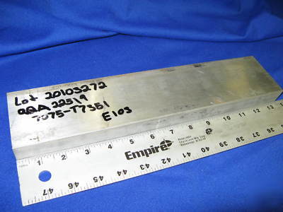 Aircraft aluminum billet bar material REMNANT7075-T7351