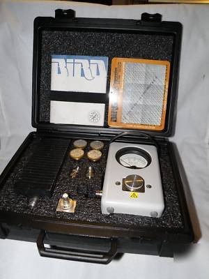 Bird model 43 thruline(c) rf wattmeter kit w/rf sampler
