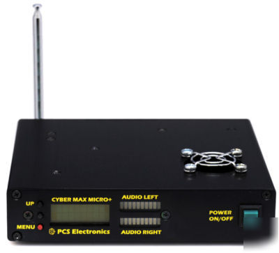 Cybermax micro+ V4.0 stereo pll fm transmitter 3 watts