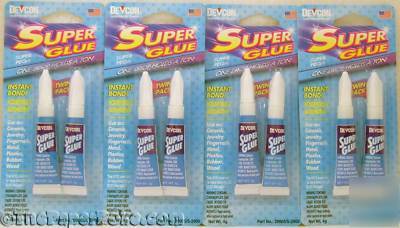 Devcon super glue twin tube pack 4 pack free shipping