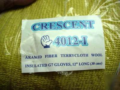 New crescent 4012-i aramid fiber gloves insulated kiln