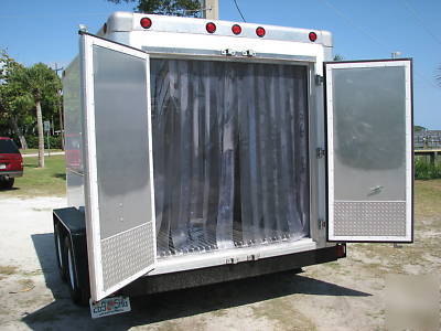 Portable freezer refrigerated ttrailer 10' freezer