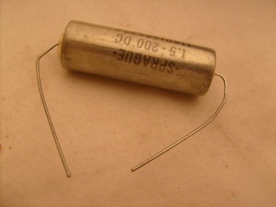Sprague # 118P15552S4 capacitor 1.5 mfd / section 200V