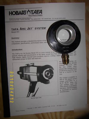 Tafa arc jet attachment model 851